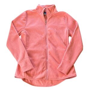 💋3/$10💋Old Navy Active Deep Pink Fleece Zip Up Jacket Size XS Winter Long Sleeve